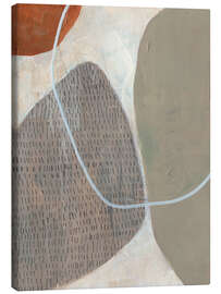 Leinwandbild Marked Stones I - Jennifer Goldberger