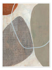 Wandbild Marked Stones I - Jennifer Goldberger