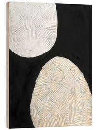 Holzbild Modeled Grooves I - Michael Willett