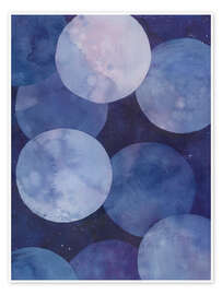 Wandbild Amethyst Moons I - Grace Popp