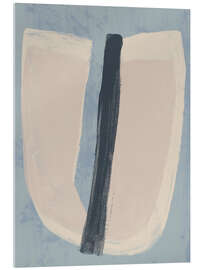 Acrylglasbild Blue Burst II