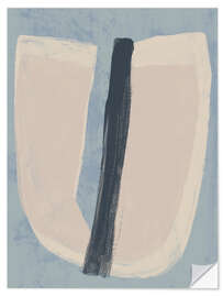 Wandsticker Blue Burst II