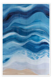 Poster Embellished Close to Shore II