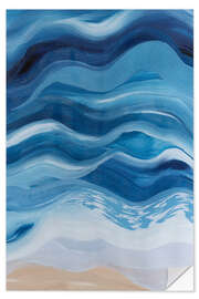 Wandsticker Embellished Close to Shore II - Grace Popp