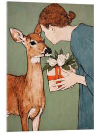 Acrylglasbild Der Waldbesucher - DejaReve