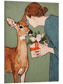 Alubild Der Waldbesucher - DejaReve