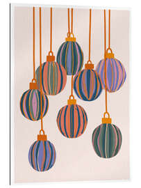 Gallery Print Weihnachtskugeln