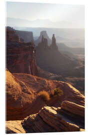 Acrylglasbild Schichten der Wüste, Canyonlands, USA - Martin Podt