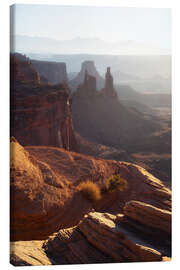 Leinwandbild Schichten der Wüste, Canyonlands, USA - Martin Podt