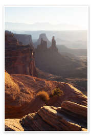 Poster Schichten der Wüste, Canyonlands, USA - Martin Podt