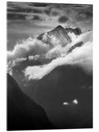 Acrylglasbild Blick von Haimingerberg ins Inntal, Tirol, Österreich - Christian Müringer