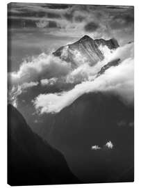 Leinwandbild Blick von Haimingerberg ins Inntal, Tirol, Österreich - Christian Müringer