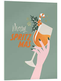 Acrylglasbild Merry spritzmas - Emanuela Carratoni