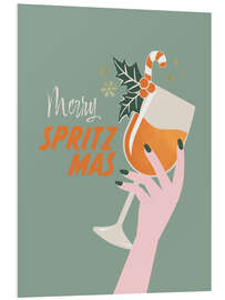 Hartschaumbild Merry spritzmas - Emanuela Carratoni