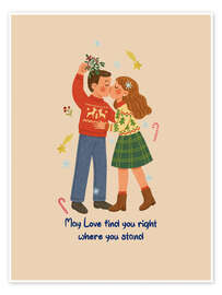 Wandbild May love find you under the Mistletoe - Tori Taika