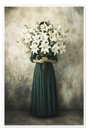 Wandbild Lilien - Annika Persson