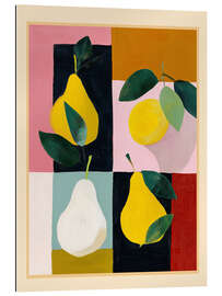 Gallery Print Stillleben mit modernen Birnen