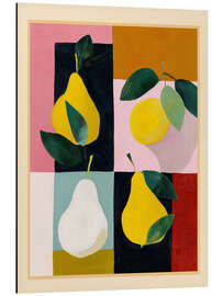 Magnettafel Stillleben mit modernen Birnen