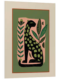 Hartschaumbild Gefleckte Katze