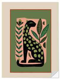 Wandsticker Gefleckte Katze