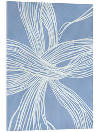 Acrylglasbild Fließende Linien