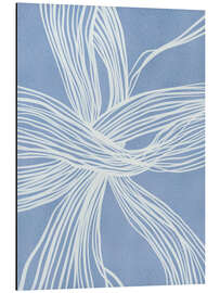 Alubild Fließende Linien