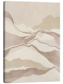 Leinwandbild Gedämpfte Naturlandschaft