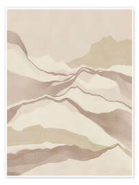 Wandbild Gedämpfte Naturlandschaft - Nikita Jariwala