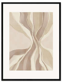 Gerahmter Kunstdruck Erdwellen