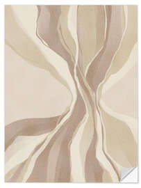 Wandsticker Erdwellen