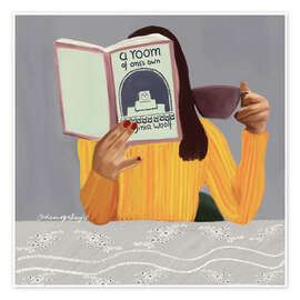 Wandbild Lektüre - A Room of One's Own - Osheens Gallery