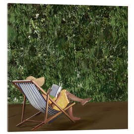 Acrylglasbild Buch und Sonnenschein - Osheens Gallery