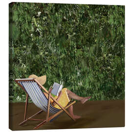 Leinwandbild Buch und Sonnenschein - Osheens Gallery