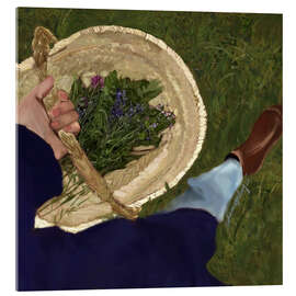 Acrylglasbild Frisch aus dem garten - Osheens Gallery