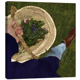 Leinwandbild Frisch aus dem garten - Osheens Gallery