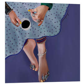 Hartschaumbild Festliche Anmut