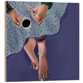 Holzbild Festliche Anmut