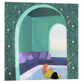 Tableau en verre acrylique Quiet Corners by the Sea - Osheens Gallery