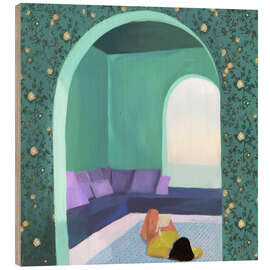 Holzbild Entspannung am Meer - Osheens Gallery