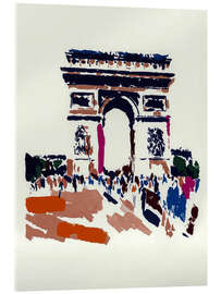 Acrylglasbild Arc de Triomphe de l'Étoile, Paris - Peter Roder