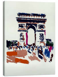 Leinwandbild Arc de Triomphe de l'Étoile, Paris - Peter Roder