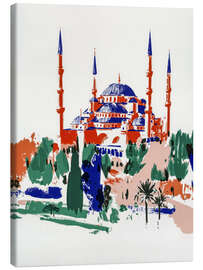 Leinwandbild Istanbul, Blaue Moschee - Peter Roder