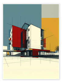 Poster Bauhaus Architektur