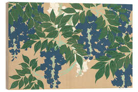 Holzbild Wisteria (Fuji), 1909 - Kamisaka Sekka
