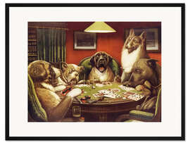 Gerahmter Kunstdruck A Waterloo - Cassius Marcellus Coolidge