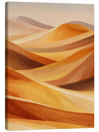 Leinwandbild Wüstenwellen