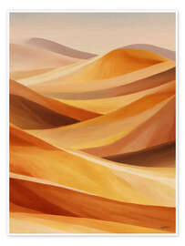 Poster Wüstenwellen