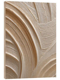 Holzbild Cream Waves II - artill
