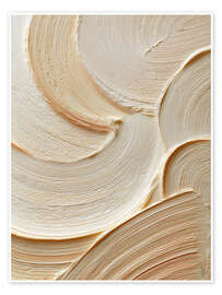 Wandbild Cream Waves I - artill