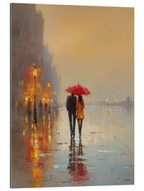 Gallery Print Spaziergang im warmen Regen